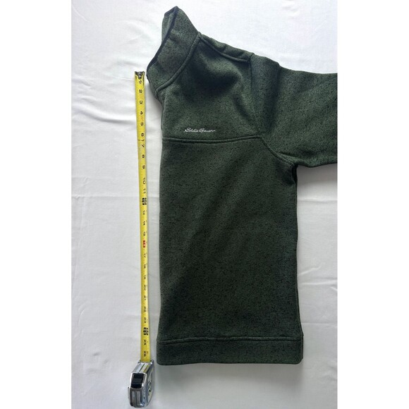 Eddie Bauer Mens XXL Green‎ Pullover Long Sleeve Quarter Button Sweatshirt - Picture 2 of 8